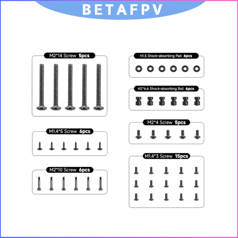 Fpv Drone Bag - BETAFPV Drone Screw Pack Assortment Kit,