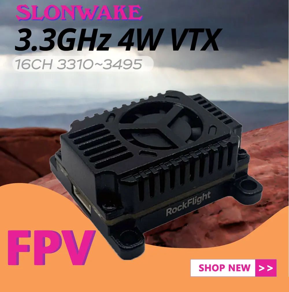SLONWAKE FPV 3.3G 16CH 4000mW  - مراجعة Fpv Drone Frame وسعره