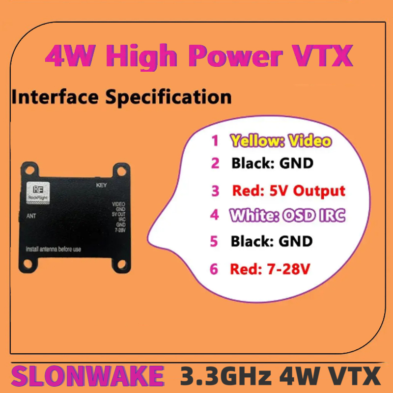 SLONWAKE FPV 3.3G 16CH 4000mW  - مراجعة Fpv Drone Frame وسعره