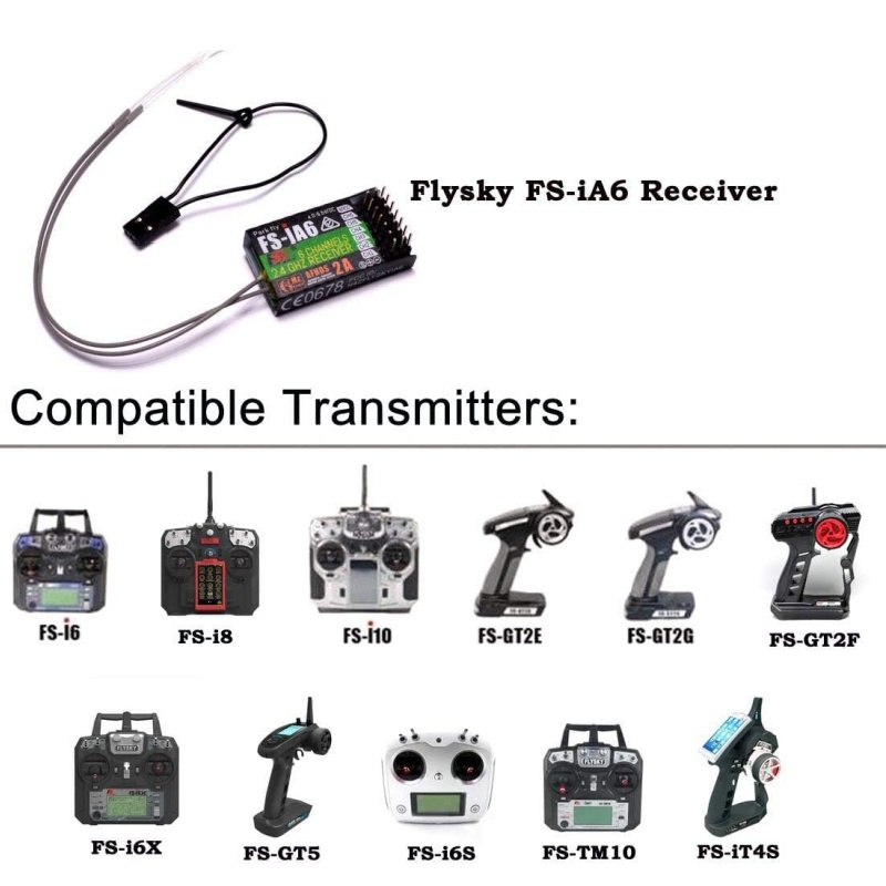 Flysky FS-IA6 Receiver 6CH Dua - مراجعة Fpv Drone Antenna وسعره
