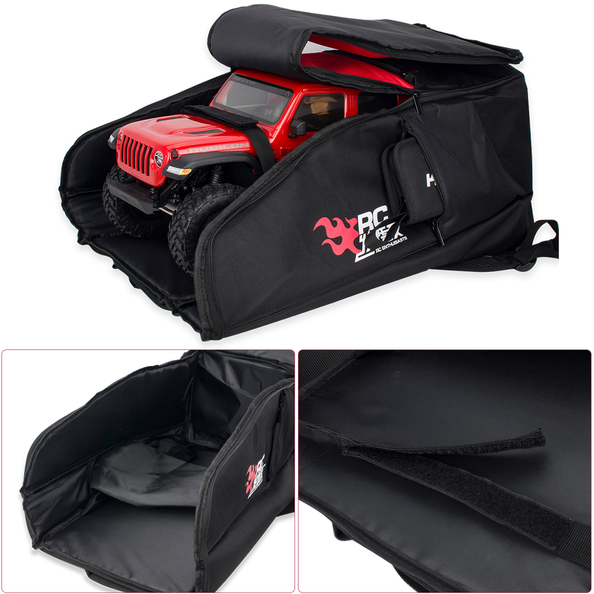 Large Capacity RC Car Storage  - مراجعة Fpv Drone Bag وسعره