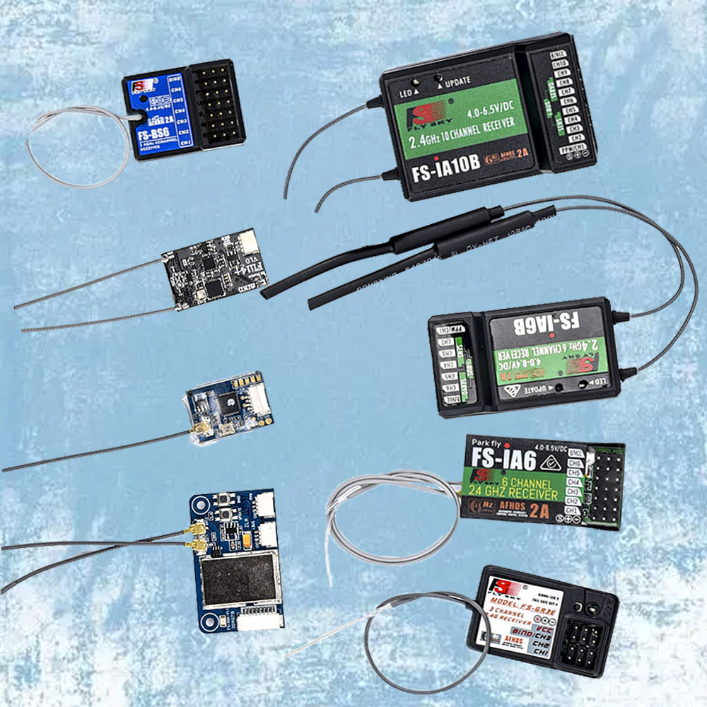 Flysky RC Receiver FS-IA6 IA6B - مراجعة Fpv Drone Receiver وسعره