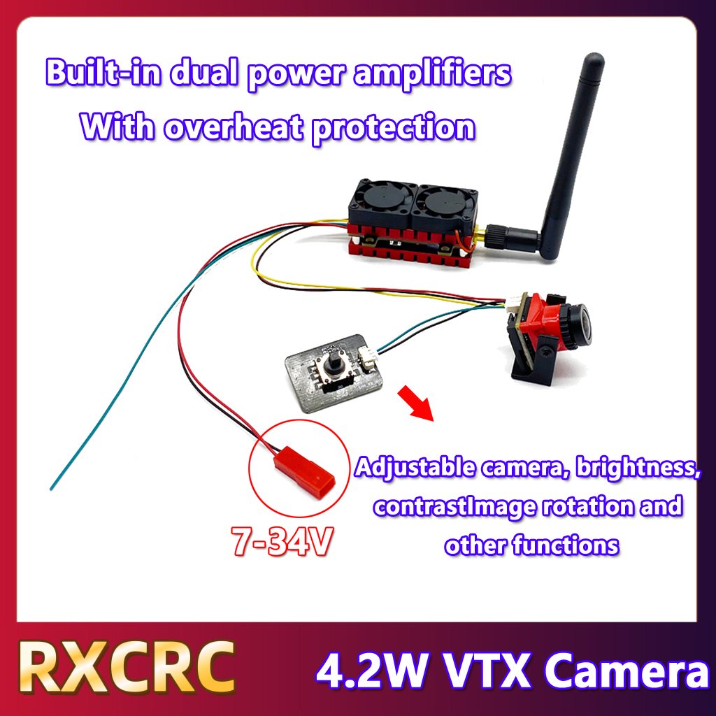 RXCRC 5.8G 48CH 4.2W High Powe - مراجعة Fpv Drone Frame وسعره