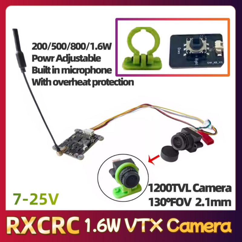 RXCRC 5.8G Module 48CH 1.6W VT - مراجعة Fpv Drone Frame وسعره