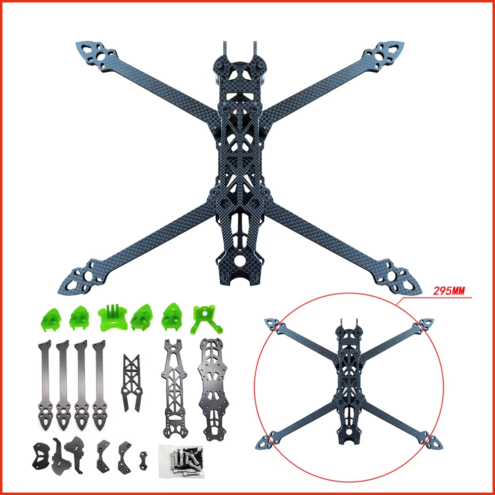 1pcs Mark4 Mark 4 HD 7inch 295 - مراجعة Fpv Drone Quadcopter وسعره