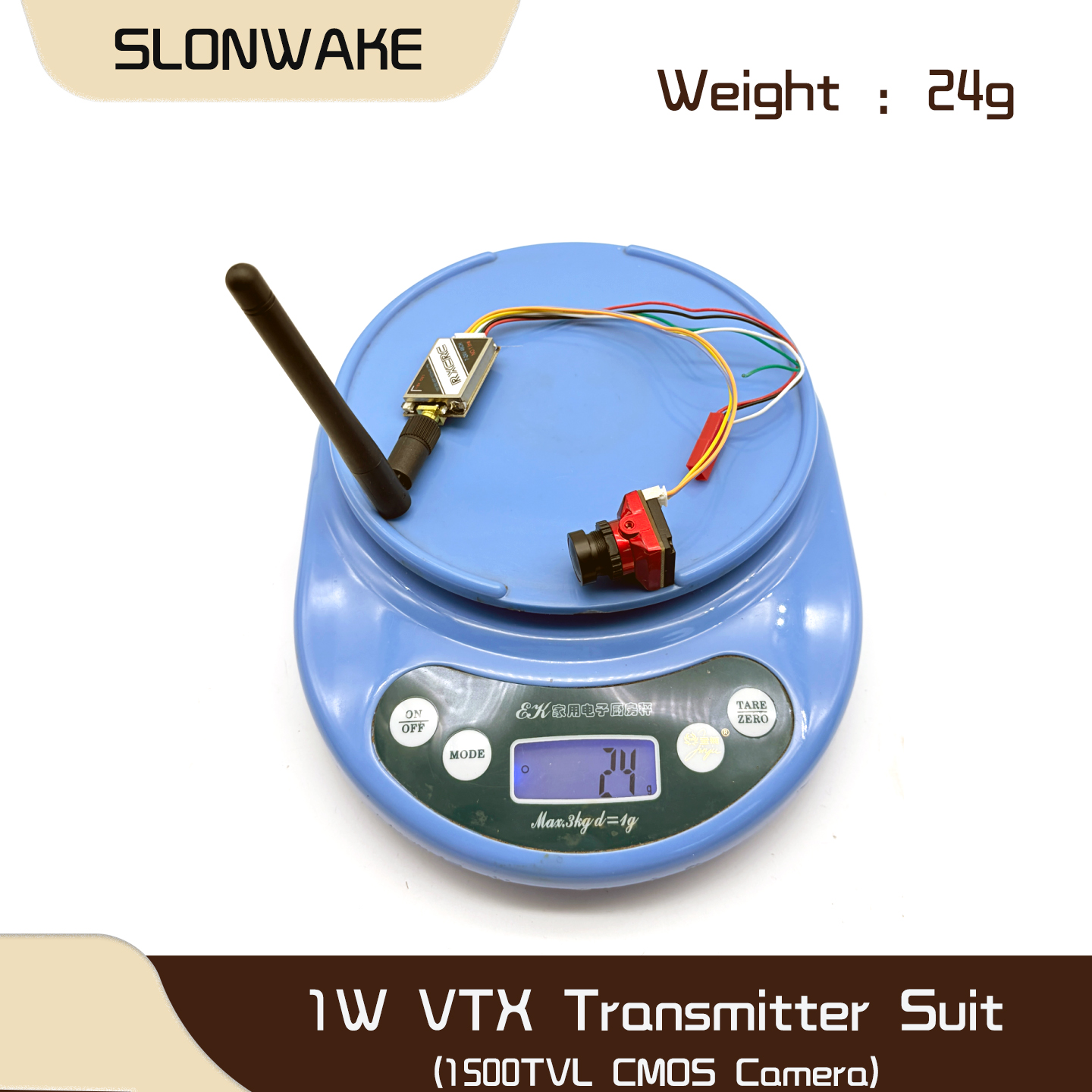 SLONWAKE  5.8G 48CH 1W VTX 100 - مراجعة Fpv Drone Frame وسعره