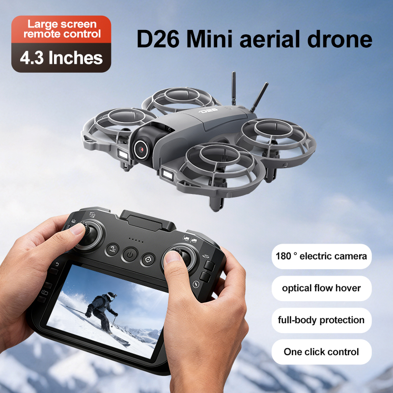 D26 Drone 4K Aerial HD 180° Ca - مراجعة Fpv Drone Charger وسعره