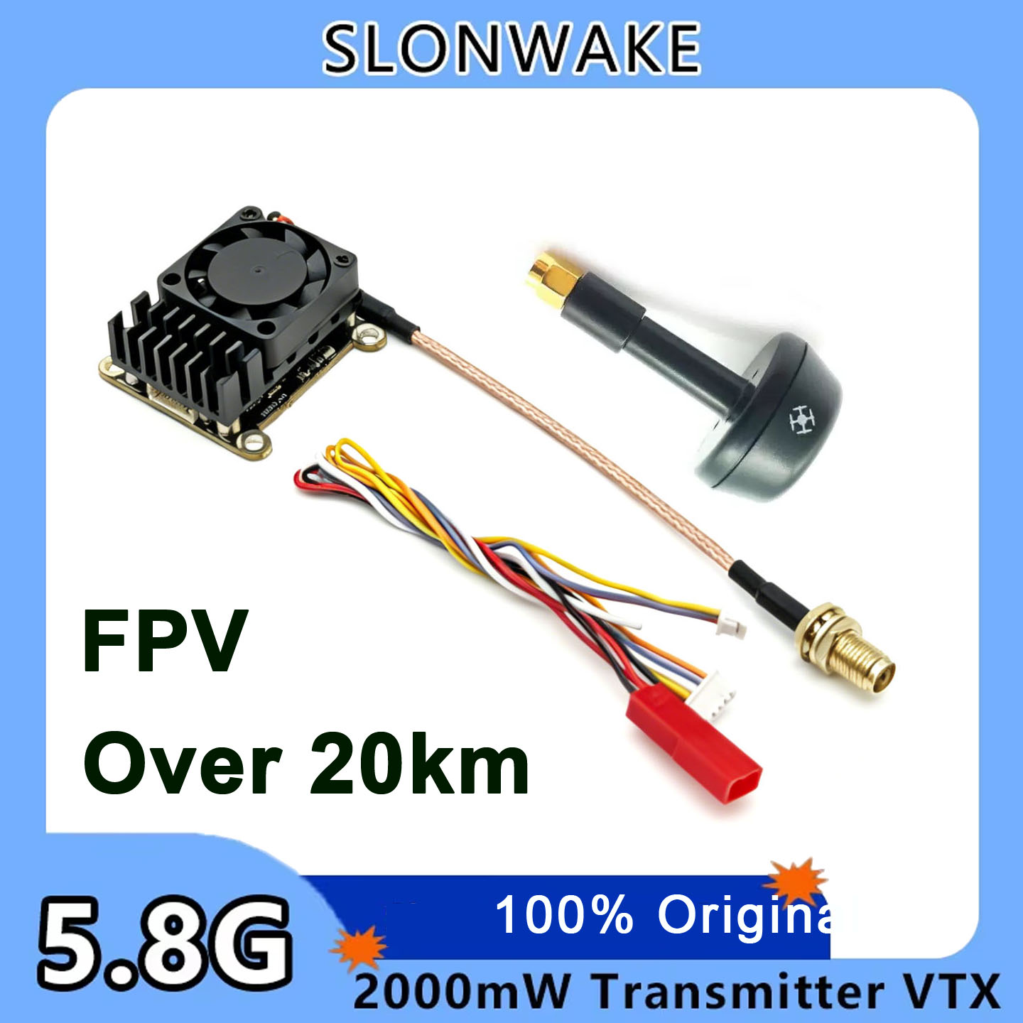 New upgrade 5.8Ghz 2W adjustab - مراجعة Fpv Drone Frame وسعره