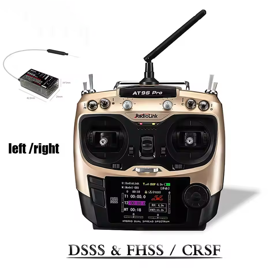 Radiolink AT9SPro 12CH 2.4G DS - مراجعة Fpv Drone Transmitter وسعره