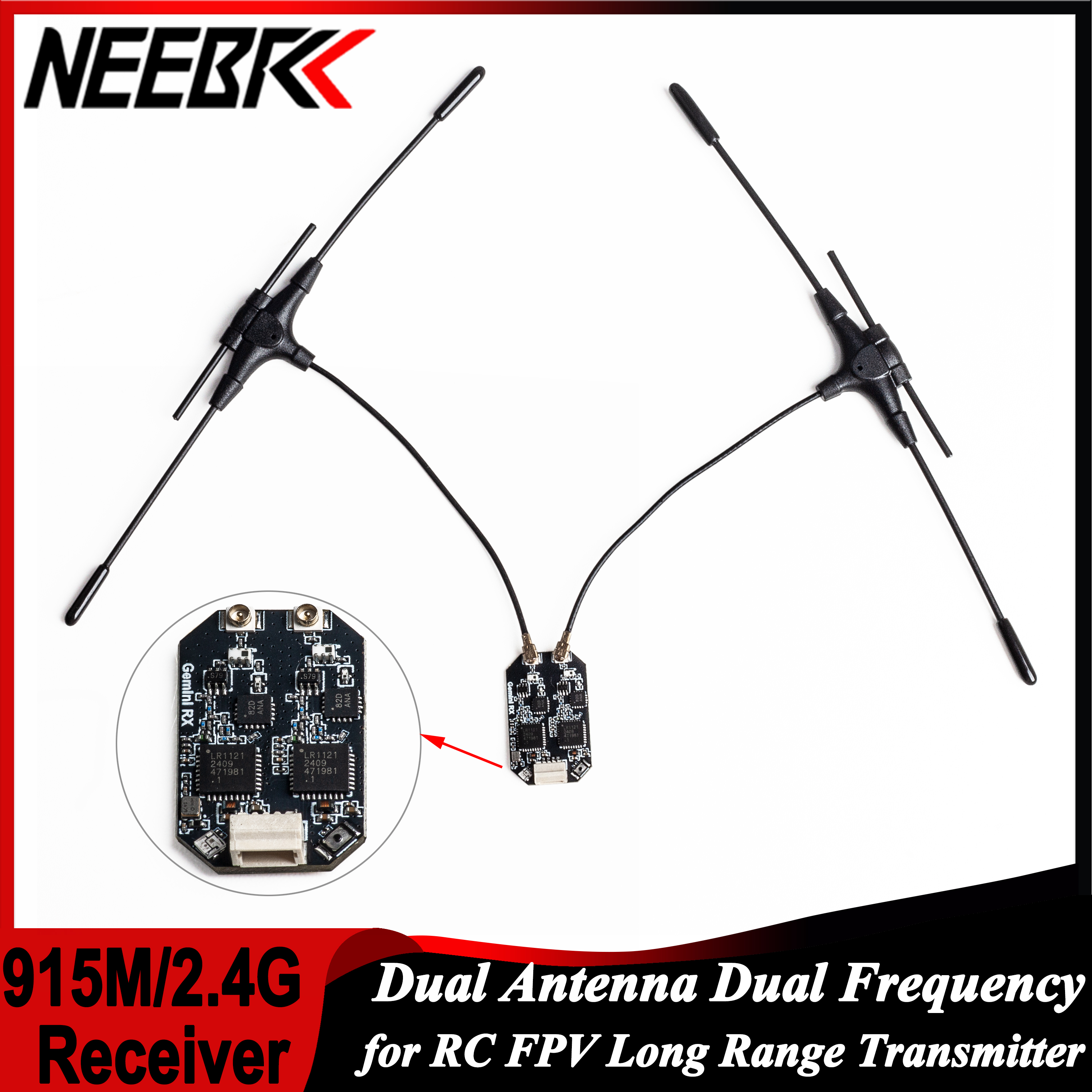 ELRS 915MHz/2.4GHz Gemini Dual - مراجعة Fpv Drone Frame وسعره